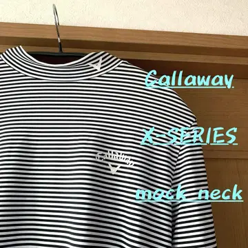 Callaway 캘러웨이 모크넥 L 사이즈 스트라이프 긴팔