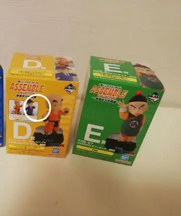 1번 복권 드래곤볼 ASSEMBLE COLLECTION D상, E상 F상