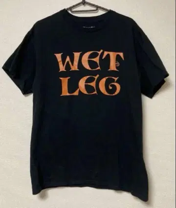 WET LEG 2022 투어 티셔츠 블랙 밴드 티셔츠