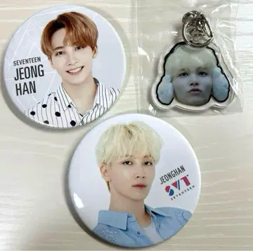 세부치 SEVENTEEN 팝업 스토어 정한 캔뱃지 키링