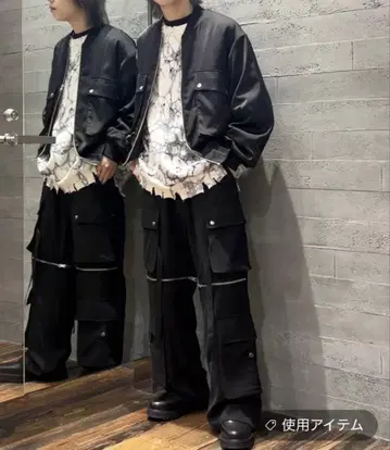 2way 포켓 카고 와이드 팬츠