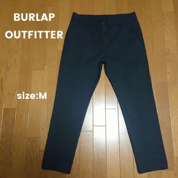 BURLAP OUTFITTER 버랩 아웃피터 이지 팬츠 검정