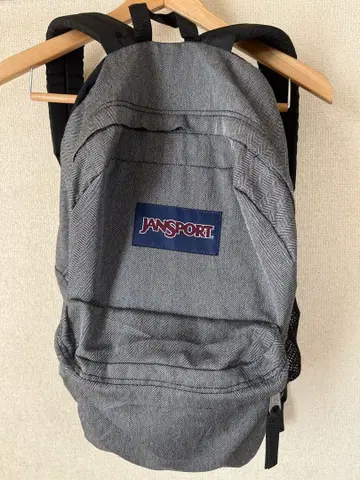 JANSPORT 잔스포츠 헤링본 무늬 백팩 상태 좋음