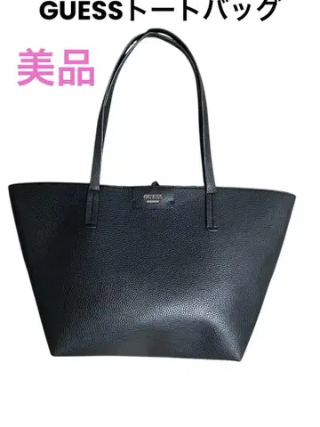 GUESS 블랙 토트백