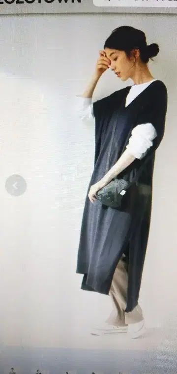 프레임워크 롱 니트 원피스