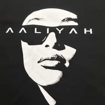 아리야 Aaliyah 티셔츠 R&B 소울 힙합 Sade 희귀 2XL