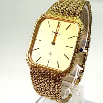 RADO 라도 불동 128.9503 스테인리스 스틸 골드 다이얼 남성용