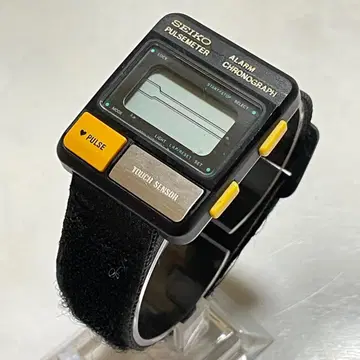 레어 SEIKO 손목시계 디지털 펄스미터 S229-5001