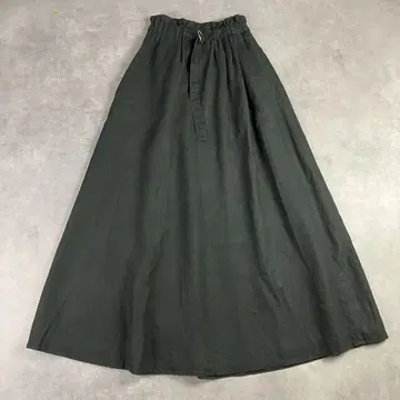 뷰티 앤 유스 린넨 맥시 스커트 롱 스커트