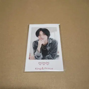 킹프리 HEART 회장 한정 폴라로이드풍 트레이딩 카드 3종 세트
