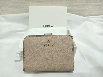 FURLA 풀라 두겹 지갑 베이지 가죽