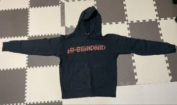 HF-STANDARD 후드 부착 후드티 블랙