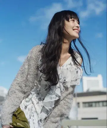 신품 마이스트라다 러플 프린트 원피스