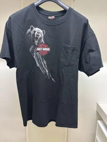 HARLEY DAVIDSON 할리데이비슨 용감한 곰 포켓 티셔츠