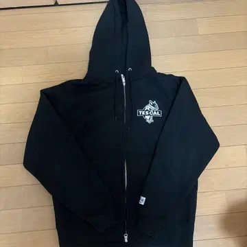TES CAL ZIP PK 지퍼 후드티 사이즈 S 블랙