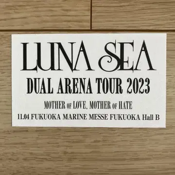 LUNA SEA 스티커 DUAL ARENA TOUR 2023 후쿠오카