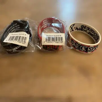 ONE OK ROCK 러버 밴드 세트 3개