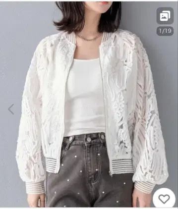 코드 레이스 시어 블루종 화이트 완판템