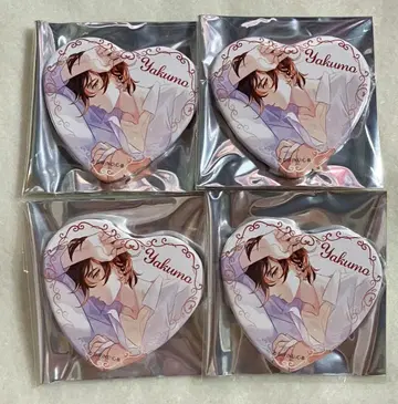 야쿠모 nu:카니발 fanfancy 하트 캔뱃지 4점 야쿠모