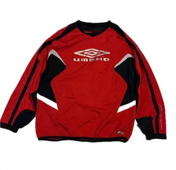 UMBRO 피스테 풀오버 나일론 재킷 양면 프린트