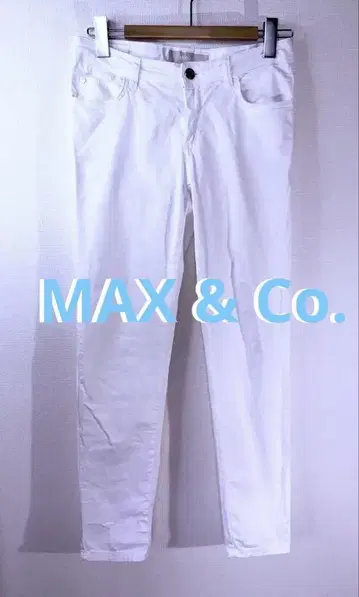 MAX & Co. 화이트 스키니 데님 M 사이즈 t-5