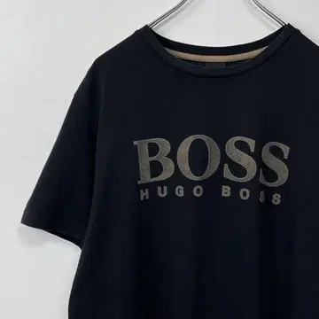 HUGO BOSS 휴고보스 로고 T셔츠 L 블랙