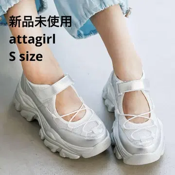 신품 attagirl 벨트 코드 스니커즈 스니커즈 샌들 S 사이즈