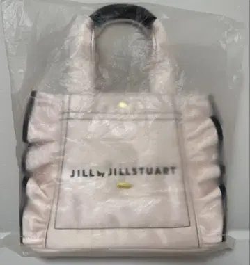 JILL by JILL STUART PEACH JOHN 새틴 프릴 토트