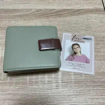 시마무라 MUMBA & CO. 그린 두겹 지갑 새 제품 미사용