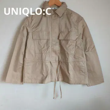 유니클로: C 코튼 블렌드 드로스트링 재킷