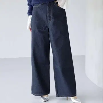 SLOBE IENA 슬로브 이에나 LE DENIM 배기 팬츠 34