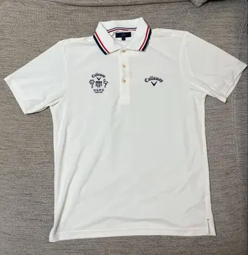 Callaway 화이트 폴로 셔츠 반팔