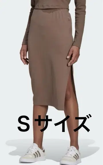 아디다스 리브 스커트 측면 슬릿
