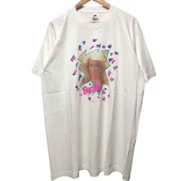 미사용 새상품 90s 바비 인형 티셔츠 XL Barbie