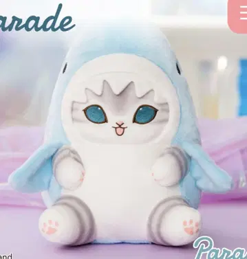 mofusand 파스텔 상어냥 BIG 봉제 인형