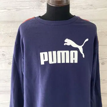 puma 푸마 긴팔 트레이닝복 맨투맨 원피스 네이비 2321