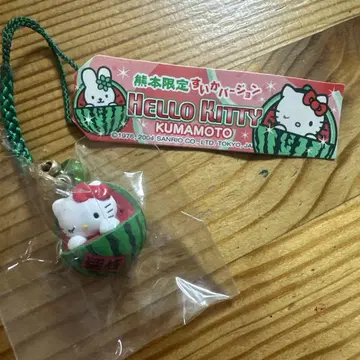헬로키티 수박 스트랩 구마모토 한정판 Hellokitty 지역 스트랩