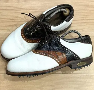 미국산 FootJoy Classic 크로코 패턴 압인 골프 신발 7.5E