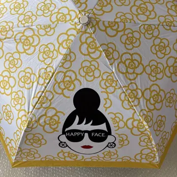 HAPPY FACE 에마 짱 접이식 우산 우천 겸용 50cm