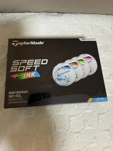 TaylorMade 골프 스피드 소프트 골프 볼 2개