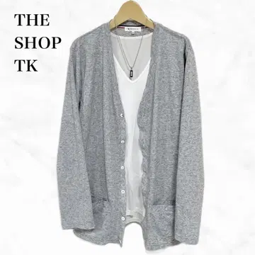 THE SHOP TK 가디건 그레이 계열 상의 심플 가디건