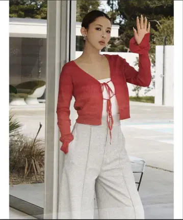 라구나문 스파클 라메 니트 카디건