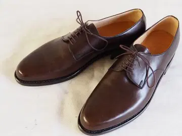 Vass dark brown Plain toe Blucher