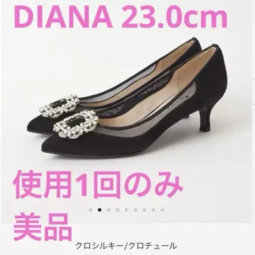 [새상품급] DIANA 비쥬 버클 블랙 펌프스