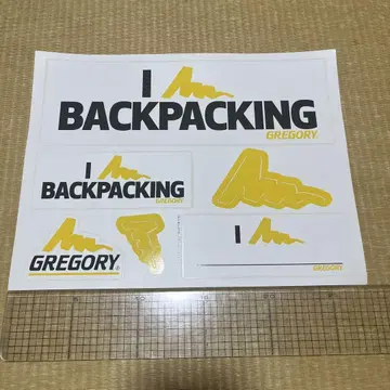 초초초 희귀 GREGORY 백패킹 스티커