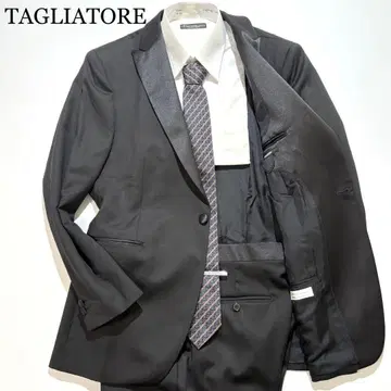 [미사용급] TAGLIATORE 턱시도 수트 블랙 110s 52