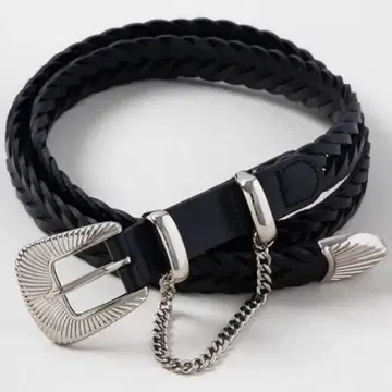 JieDa 지에다 웨스턴 벨트 블랙 소가죽 belt 웨스턴벨트 가죽