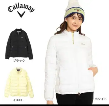 Callaway 여성용 화이트 다운 자켓