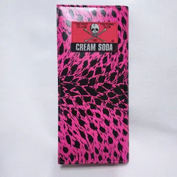미사용 크림소다 cream soda 핑크 드래곤 레오파드 무늬 핑크