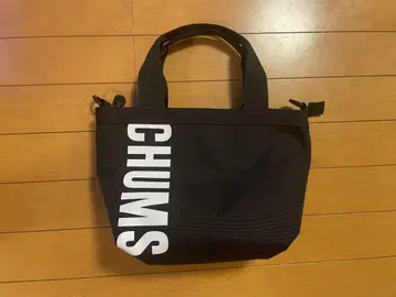CHUMS 블랙 토트백